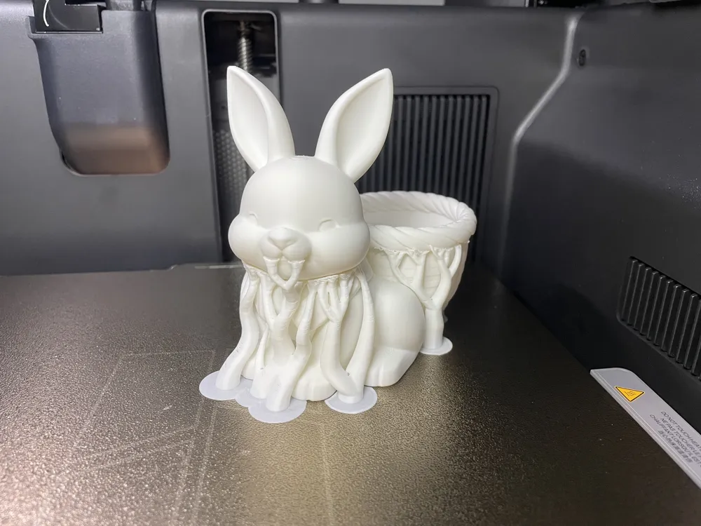 Easter Bunny Egg Holder Decor - Free 3D Print Model - MakerWorld