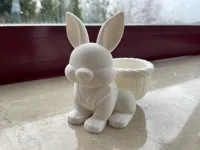 Lapin de Pâques porte-œuf décoratif — photo 1
