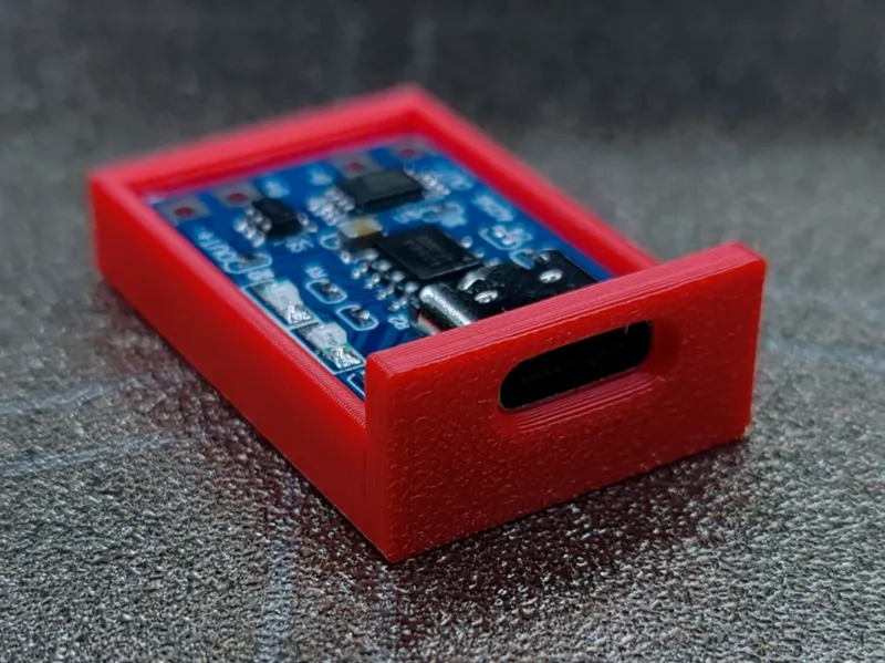 TP4056 USB-C Charging Board Caddy for Projects
