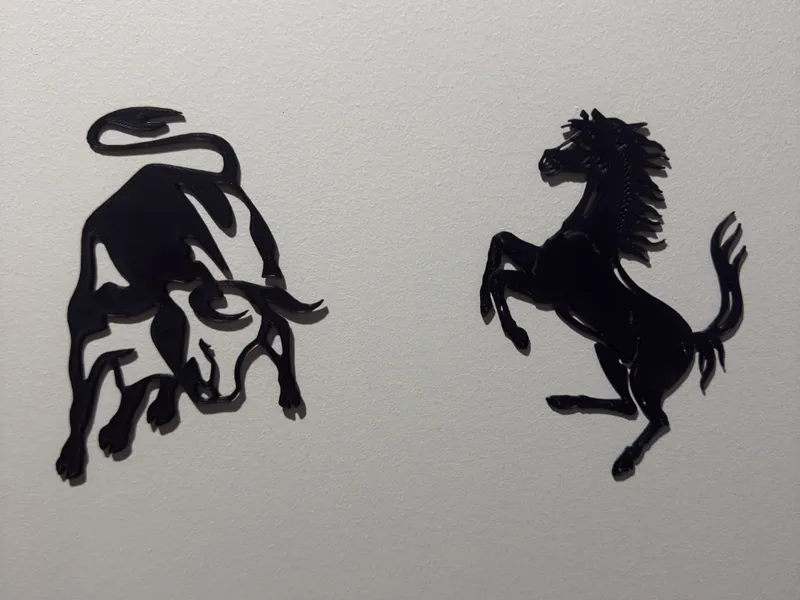 Ferrari & Lamborghini Wall Art Set