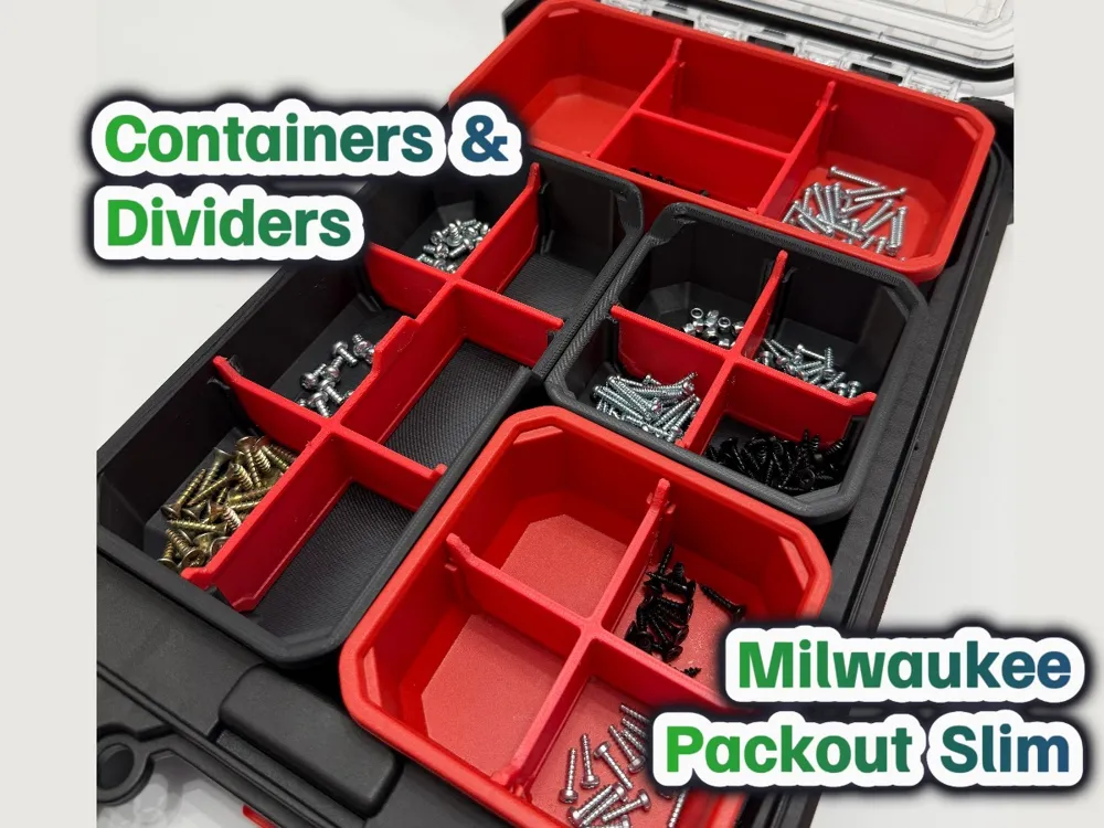 3Dプリント オーガナイザー ミルウォーキー パックアウト ラージ