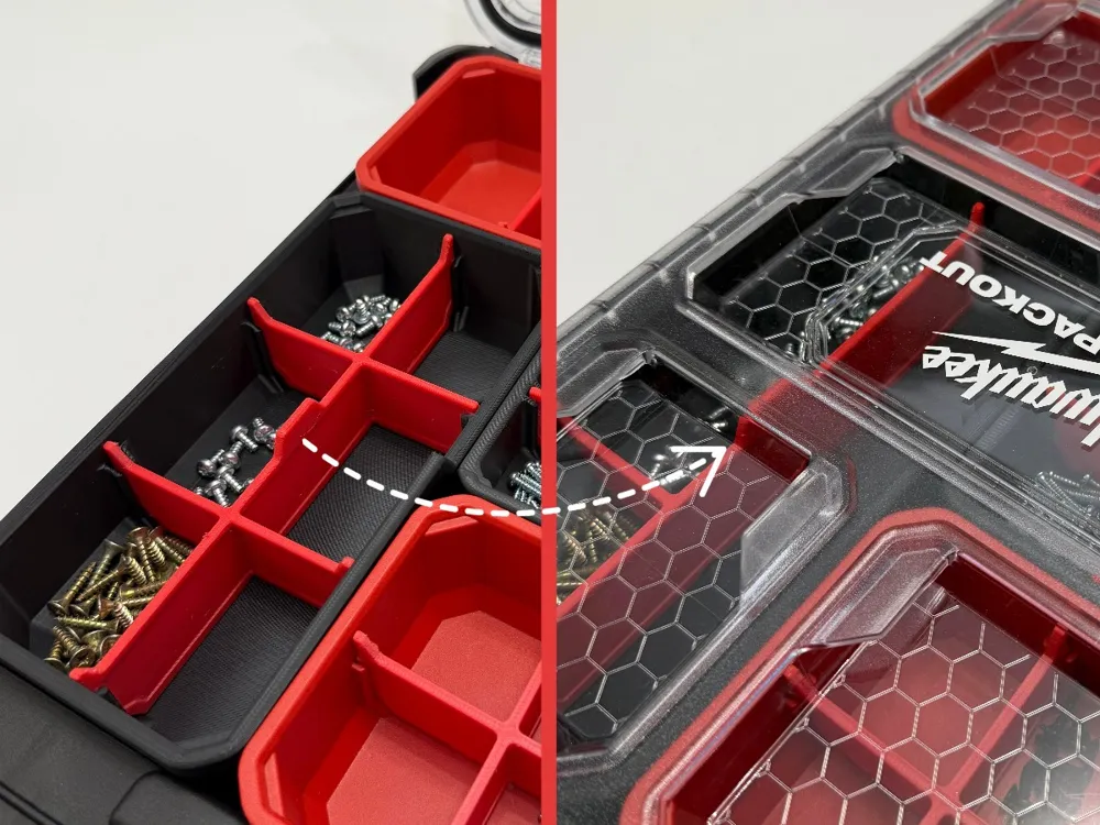 3Dプリント オーガナイザー ミルウォーキー パックアウト ラージ