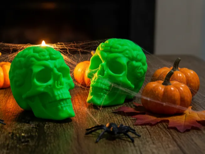 Cerebral Skull - Spooky Halloween Decor - Free 3D Print Model - MakerWorld