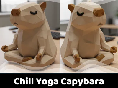 Chill Yoga Capybara – Zen Mode: Activated