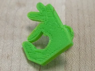 Croc Charm Finger Circle Game