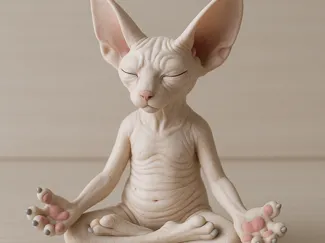 Chat Sphinx zen