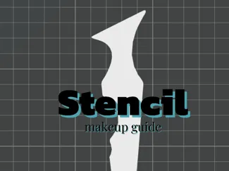 Stencil/Eyeliner Makeup guide