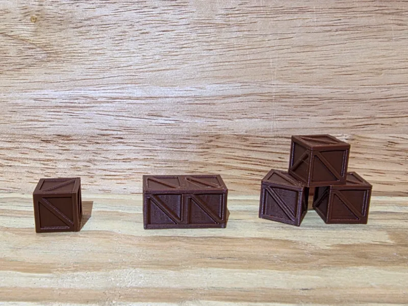 Tabletop Miniature Crates