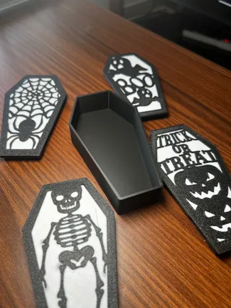 Halloween Coffin candy holder