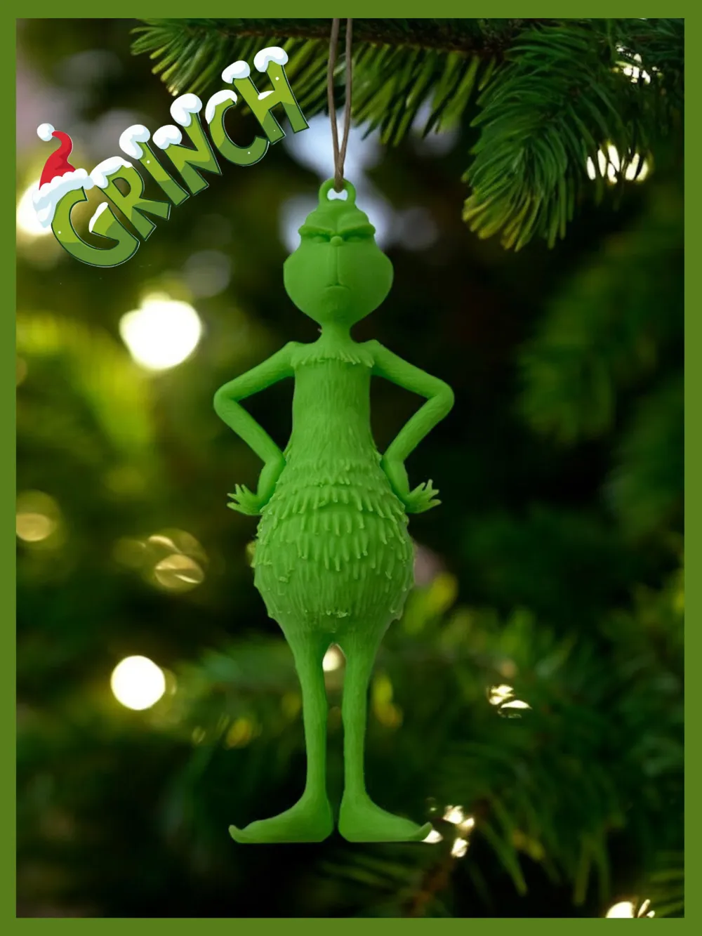 Greinch Model hangable grinch - Free 3D Print Model - MakerWorld