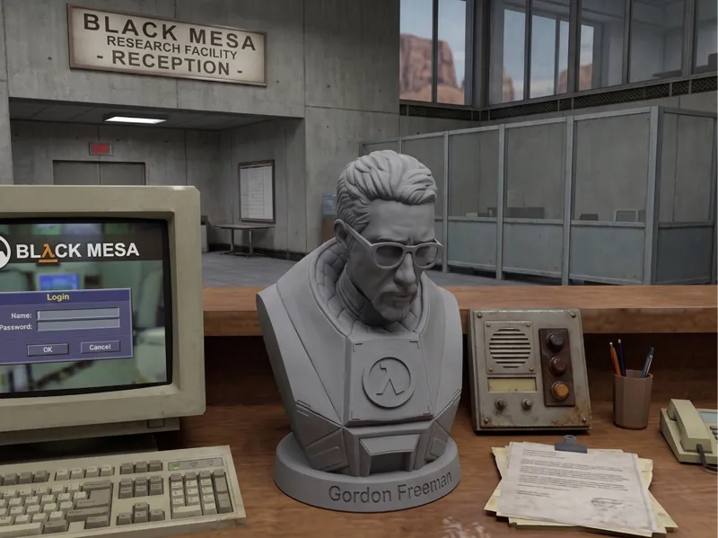 Gordon Freeman Büste - Half-Life