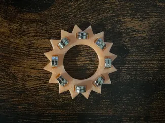 Wiggle Wheel: A new kind of fidget (6x2 Magnets)