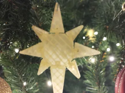 Star of Bethlehem Christmas Tree Decoration 
