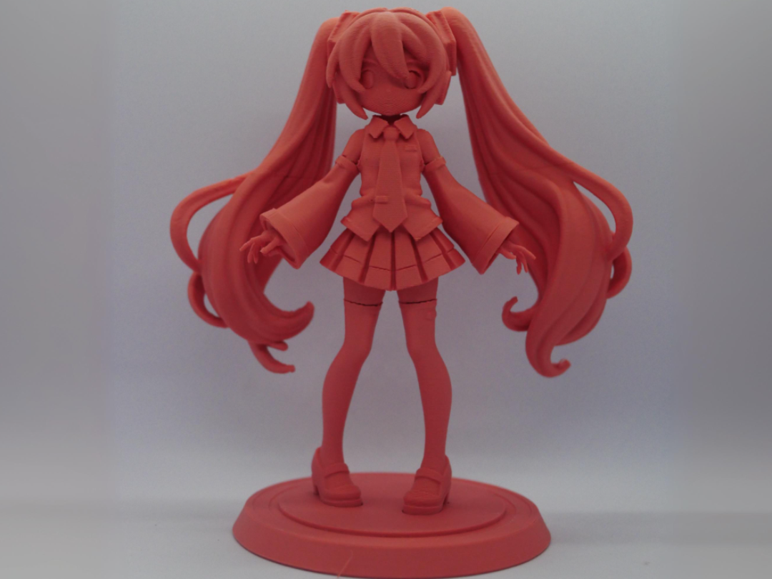Miniatura 1 do modelo 3D 初音未来手办.分件打印不易翻车