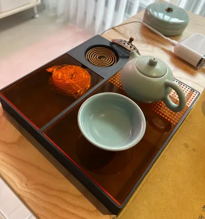 Multifunctional Tea Tray (with Incense Burning Function)