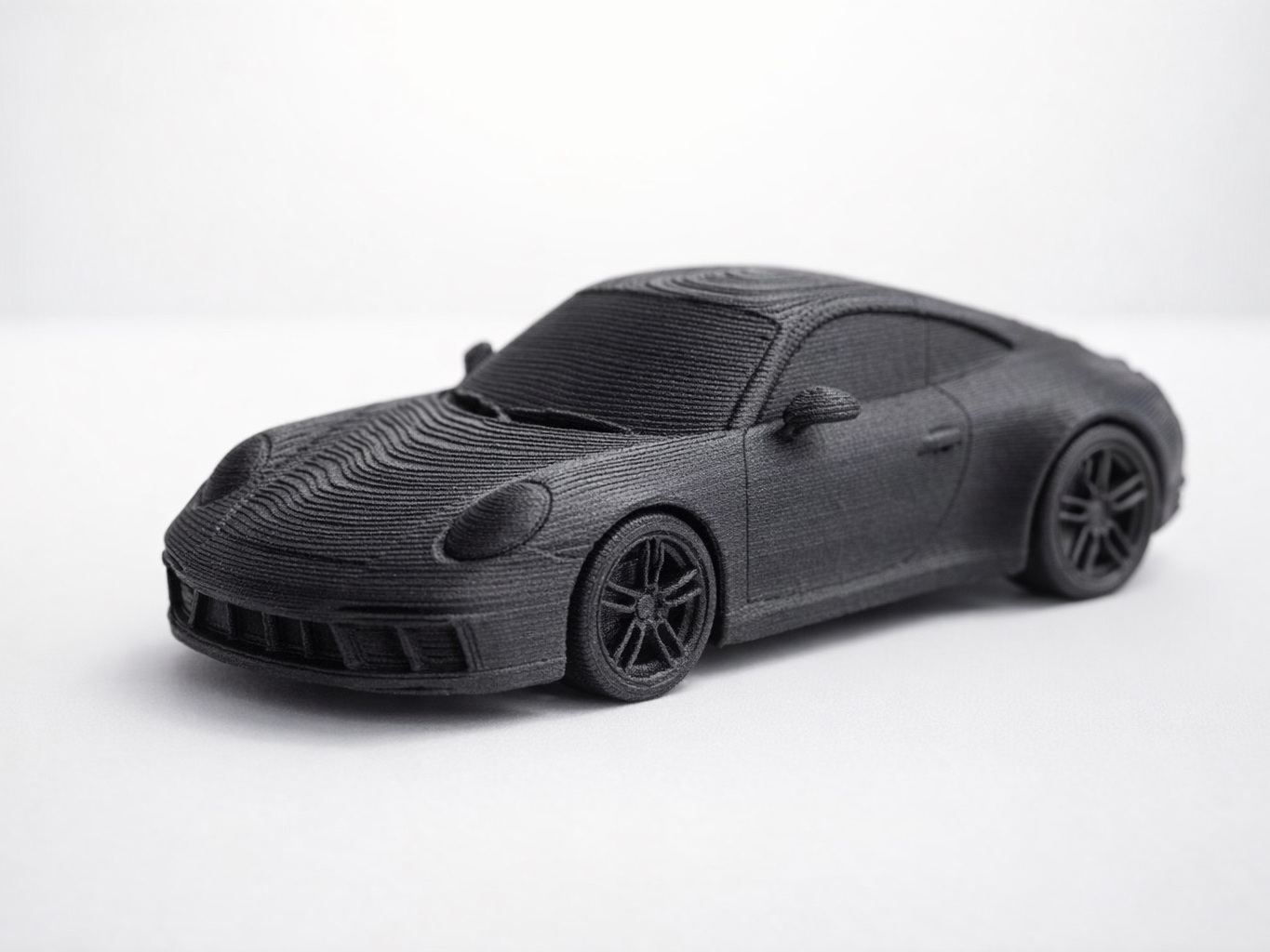 Porsche 911 Inspired Miniature – 100mm 3D Model