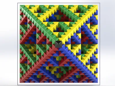 Fractal Pyramid (Level 5) – 6-Color AMS + Non-AMS