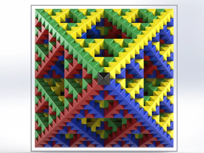 Fractal Pyramid (Level 5) – 6-Color AMS + Non-AMS