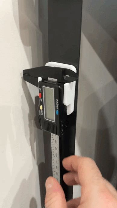 Magnetic caliper holder
