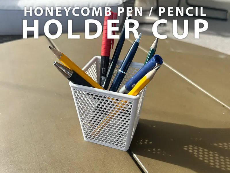 Honeycomb Pen / Pencil Holder Cup