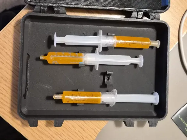 syringe 5ml box holder transport case