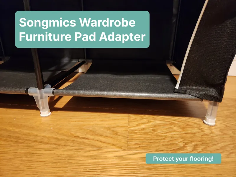 Songmics Wardrobe Furniture Pad Adapter