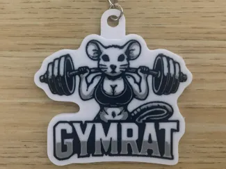 Llavero Gym rat Girl