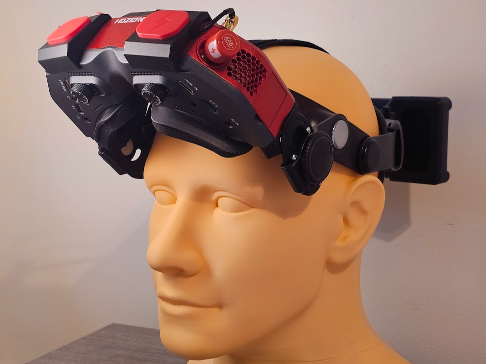 HDZero VR Flip-Up Adapter | Battery Mount