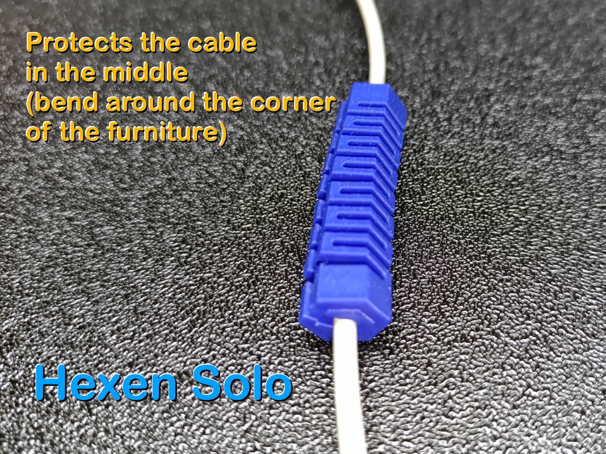 Miniatura 2 do modelo 3D HEXEN - Flexible Cable Protector