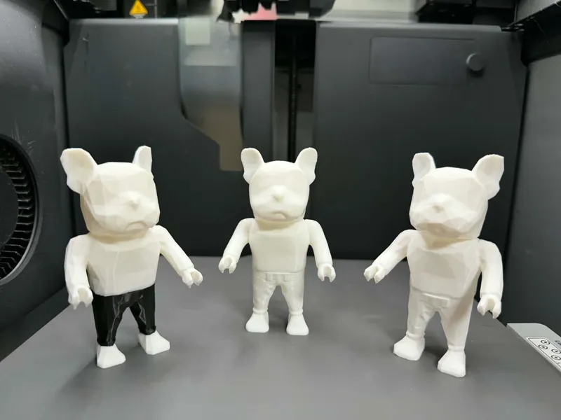 Figure Dog  Low Poly/Smooth (Boston terrier)