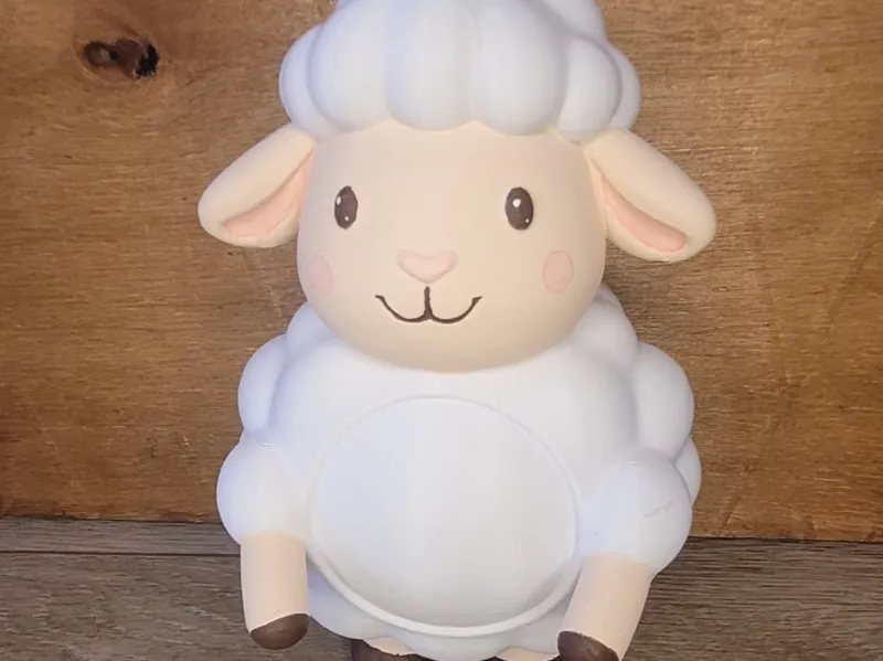 Coleção Ovelhas da Nuvem – Suporte e Decoração 3D