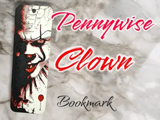Pennywise Clown Bookmark