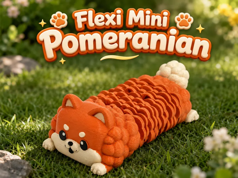 Flexi Mini Pomeranian [Slinky]