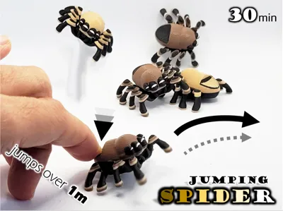 Пусковая игрушка Gyro Jump - Игрушки и игры - PLA - изделие 3D-печати - фото 51