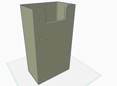 X1C Filament waste poop bin - Magnetic