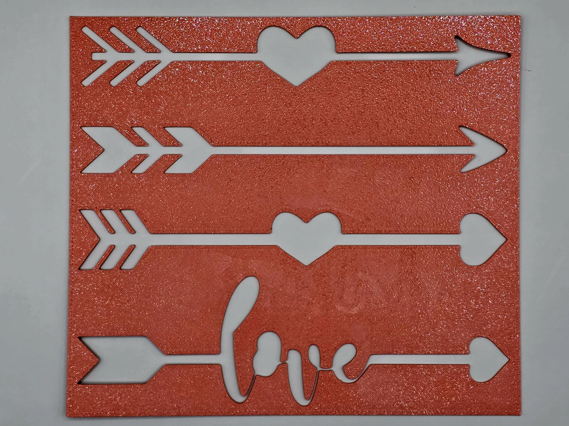 Cupido Arrow Love Stencil Template Valentine