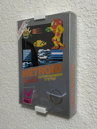 Nintendo NES game box wall mount.
