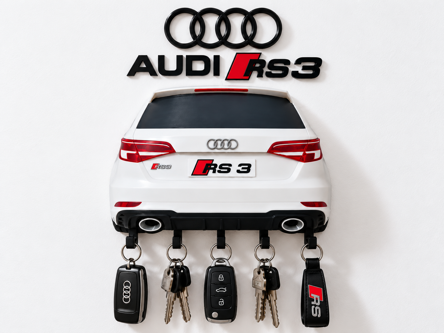 Audi RS3 – Support mural porte-clés - 1