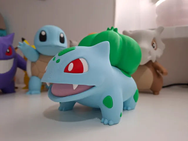 #0001 Bulbasaur HQ - 15cm Multiparts - Free 3D Print Model - MakerWorld