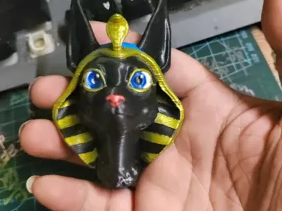 Fully articulated Cleopatra cat