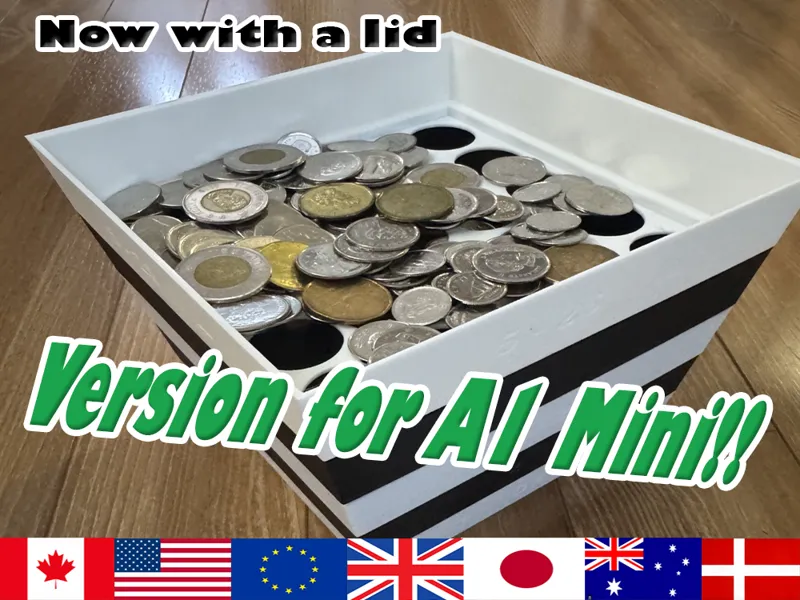 Stackable Coin Sorter (Version for A1 Mini)