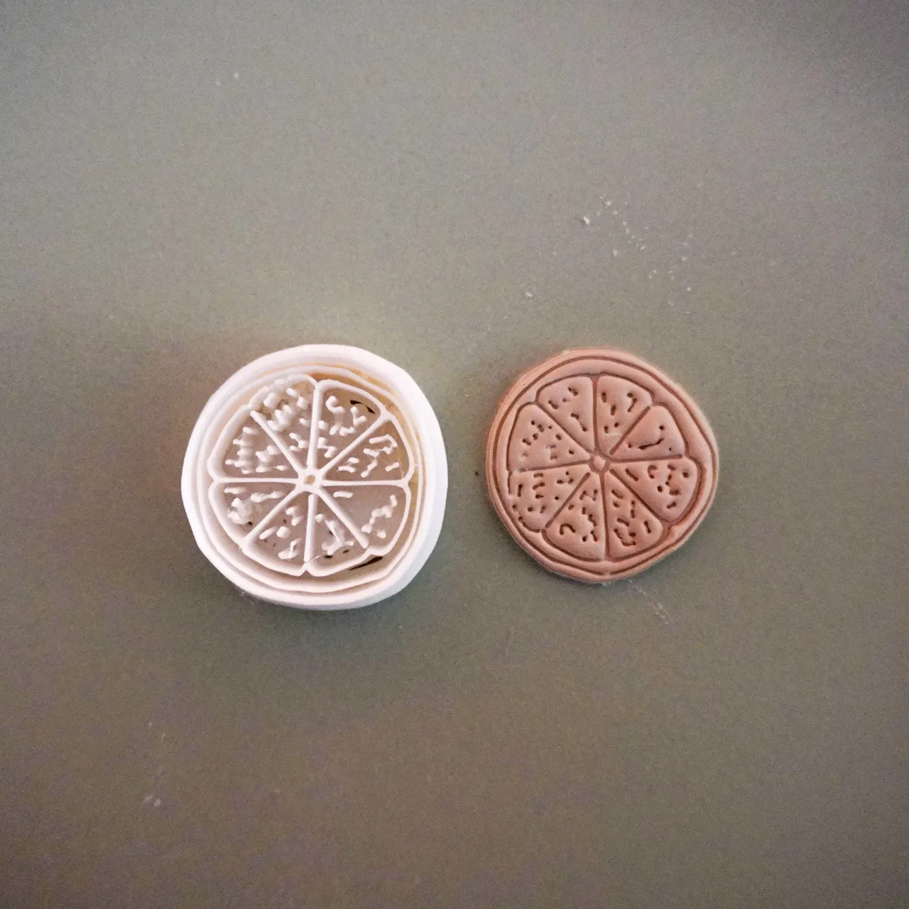 Citrus Slice Clay Cutter For Earrings Necklaces view 3