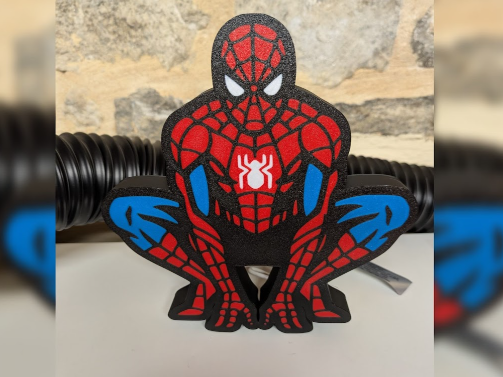 Lightbox spiderman