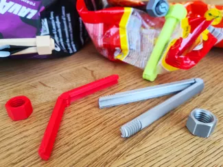 Screwed Bag Clips with Nut