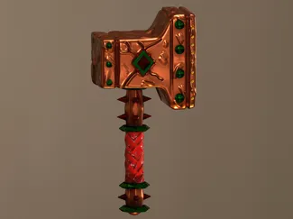 Grimdark Hammer Weapon
