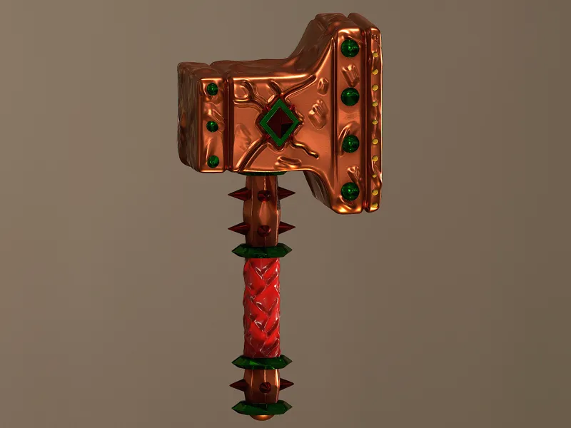 Grimdark Hammer Weapon