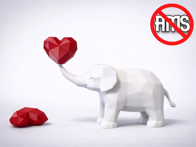 Low-poly Elephant