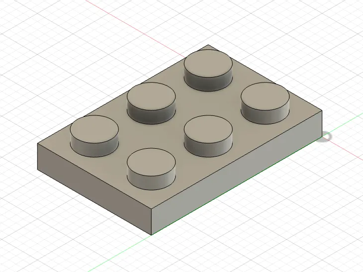 3021 2x3 Plate