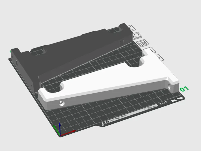 wall-mounted filament holder
