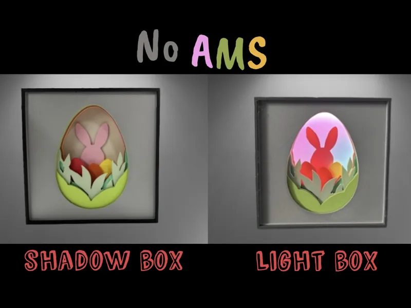 Easter Bunny Shadowbox & Lightbox
